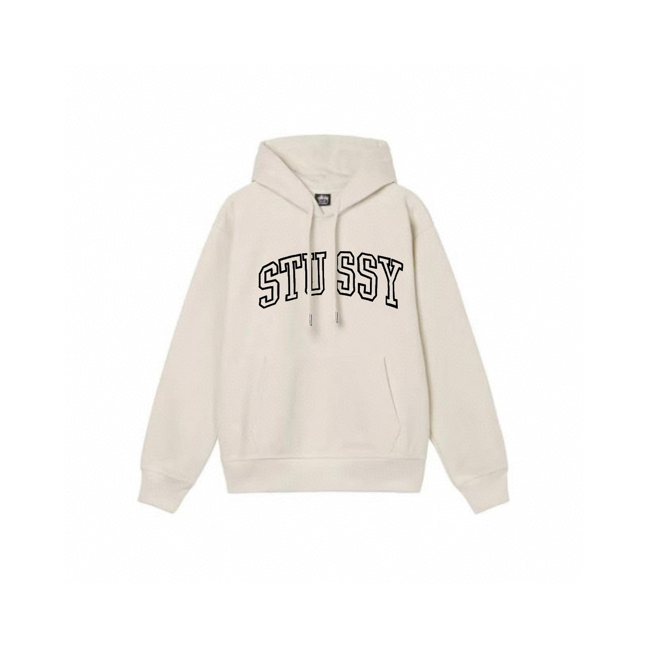 STUSSY ARCH BEIGE HOODIE