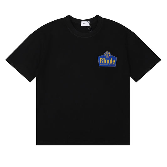 RHUDE GRAND CRU BLACK T-SHIRT