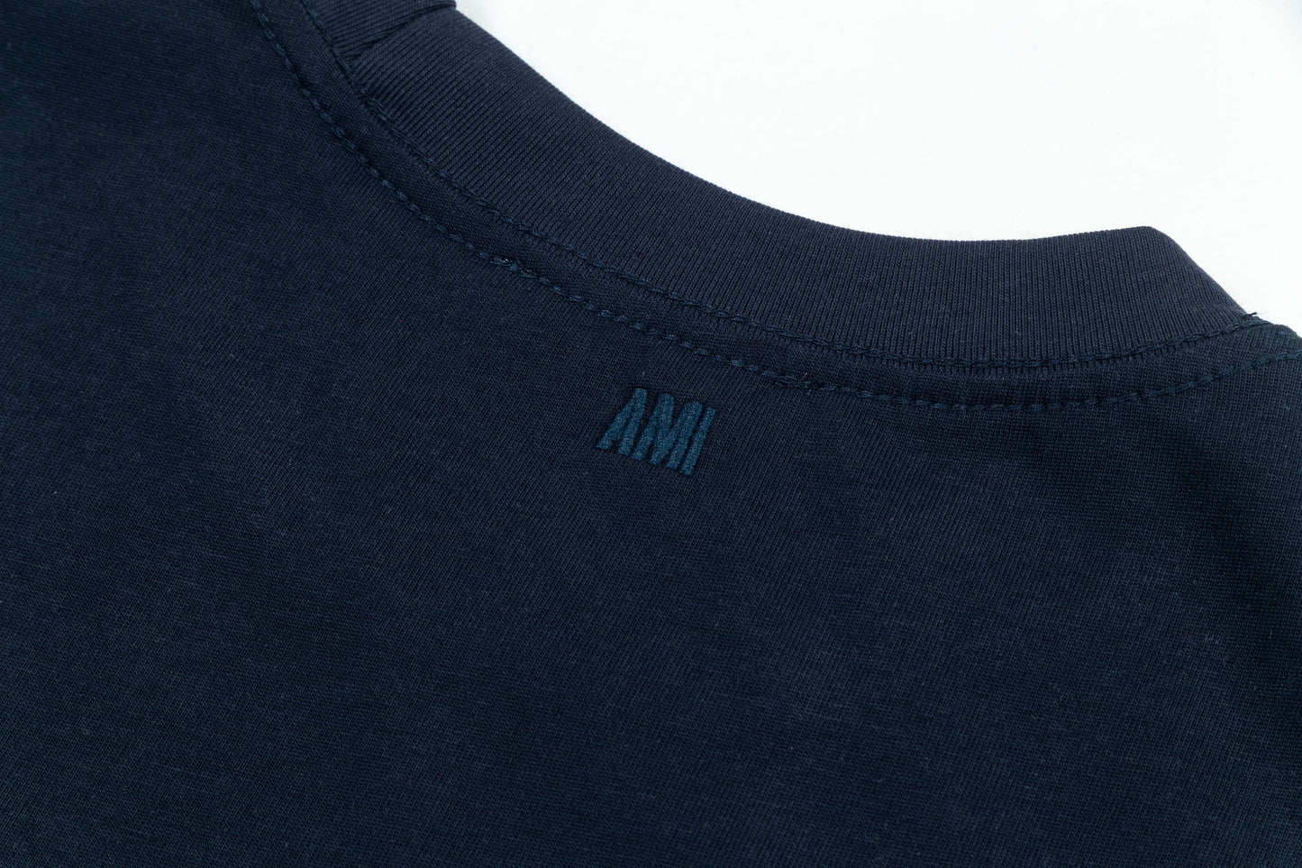 AMI PARIS FULL DARK BLUE T-SHIRT