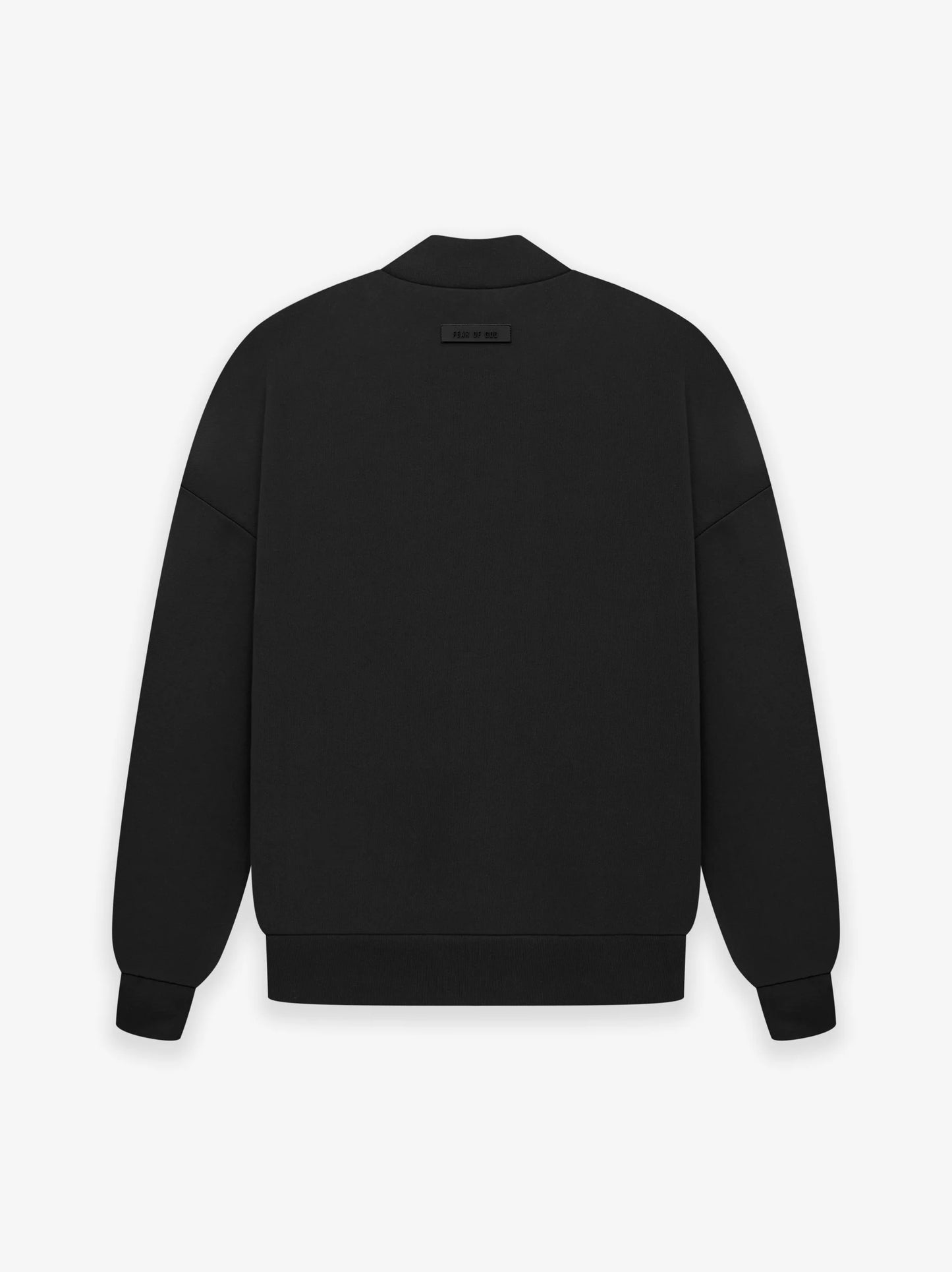 FEAR OF GODS ESSENTIALS HEAVY BLACK SWEATER