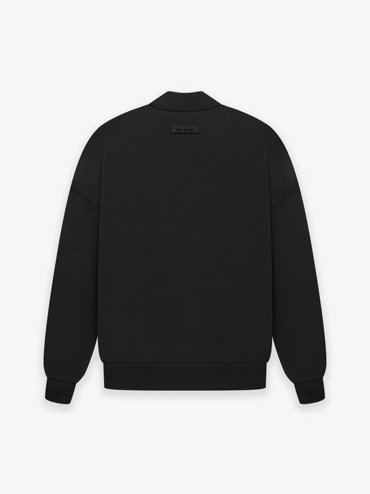 FEAR OF GODS ESSENTIALS HEAVY BLACK SWEATER