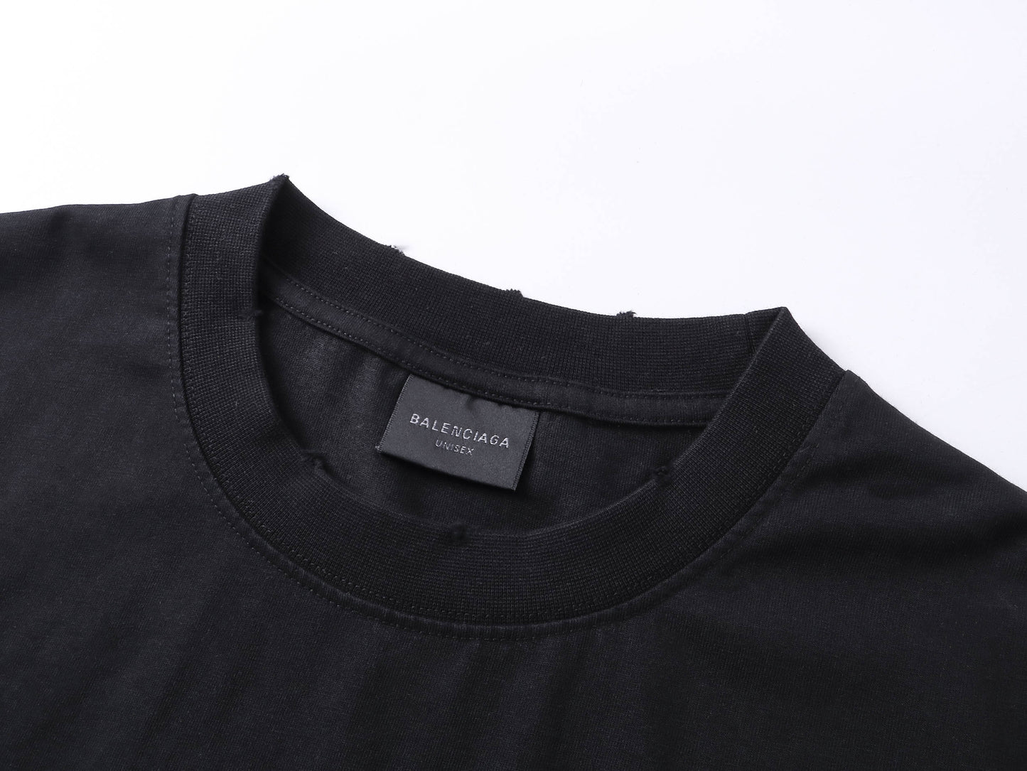 BALENCIAGA LOOP SPORT ICON BLACK T-SHIRT