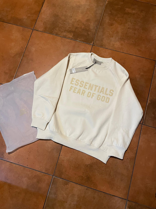 ESSENTIALS FOG BEIGE SWEATER TALLE S