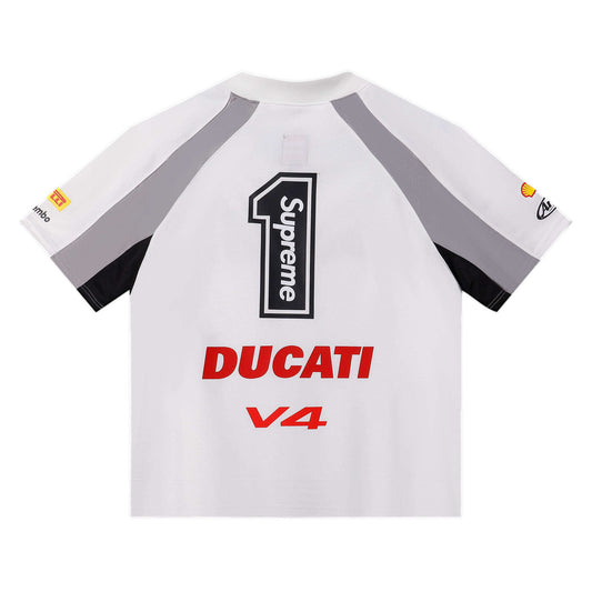 SUPREME DUCATI WHITE T-SHIRT