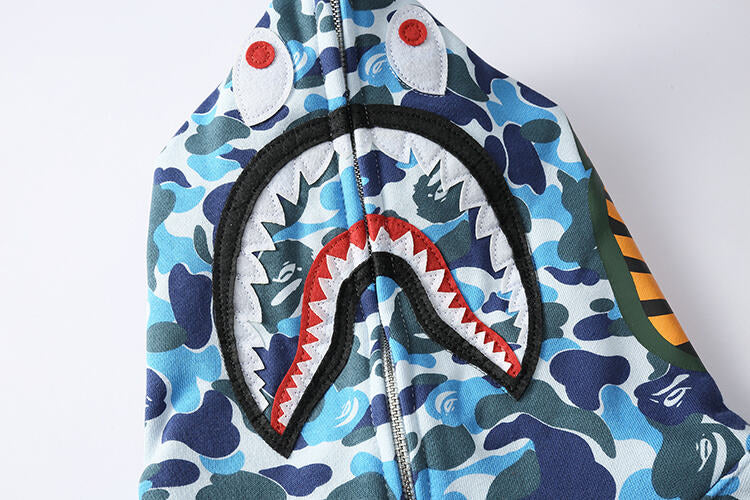 BAPE MGM BLUE ZIP HOODIE
