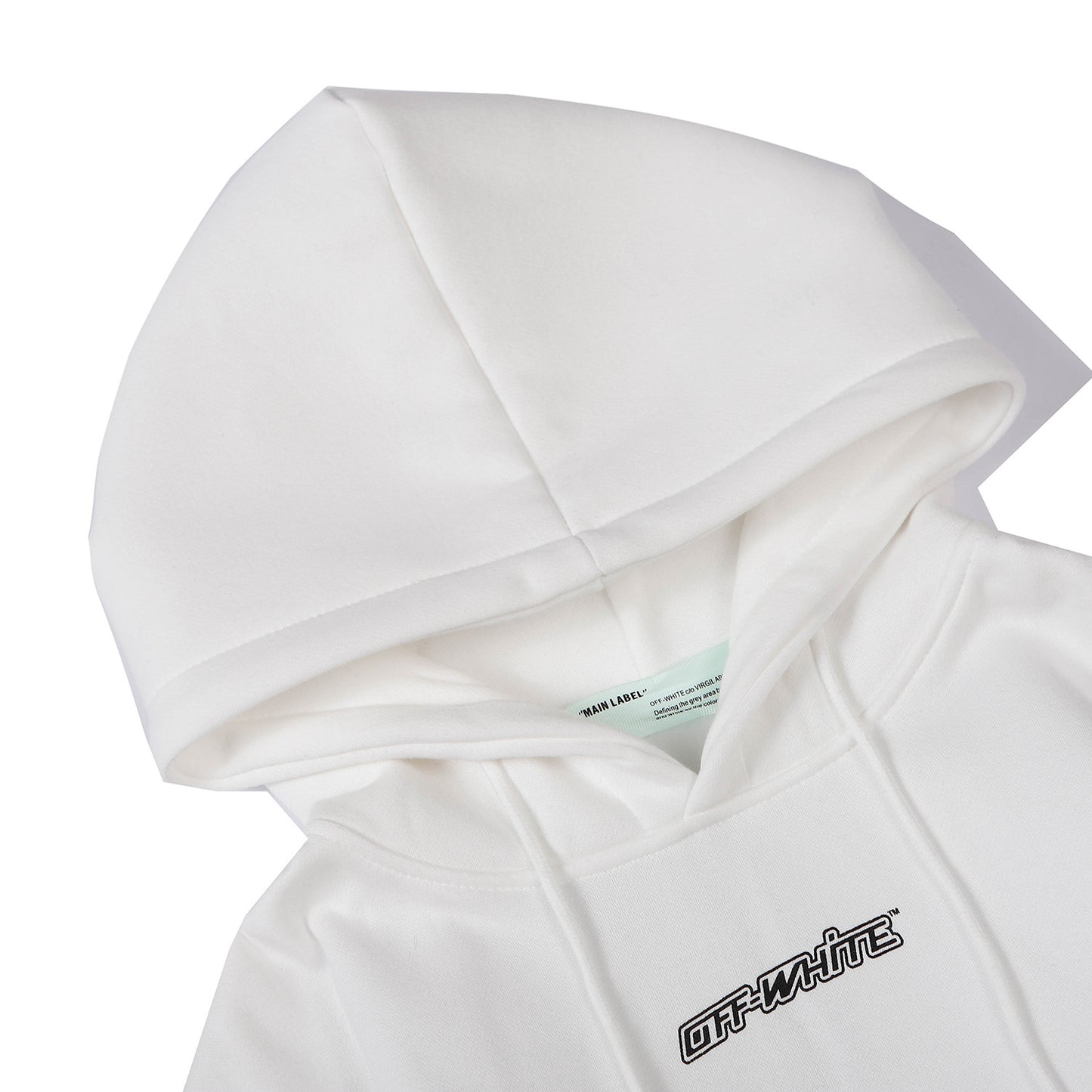 OFF WHITE ARROW RED AND WHITE HOODIE