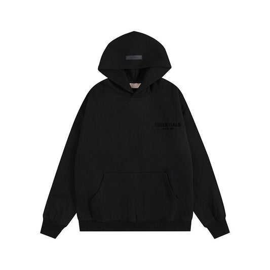 FEAR OF GODS ESSENTIALS SS22 HOODIE BLACK
