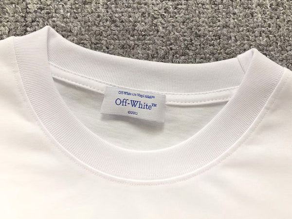 OFF WHITE SPRAY ARROW WHITE T-SHIRT