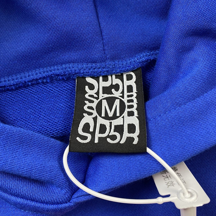 SP5DER BELUGA HEATHER BLUE HOODIE