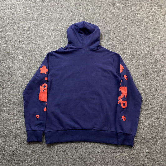 SP5DER BELUGA NAVY HOODIE
