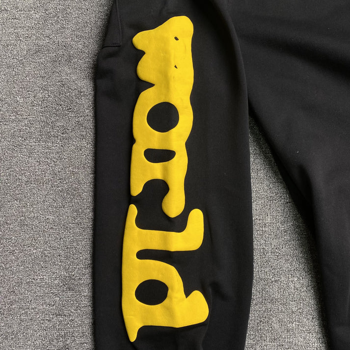 SP5DER BELUGA ONYX YELLOW PANTS