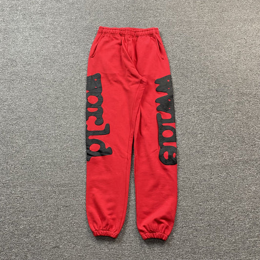 SP5DER BELUGA RED PANTS