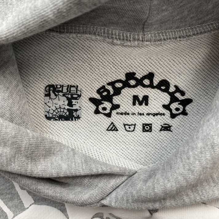 SP5DER WEB GREY HOODIE