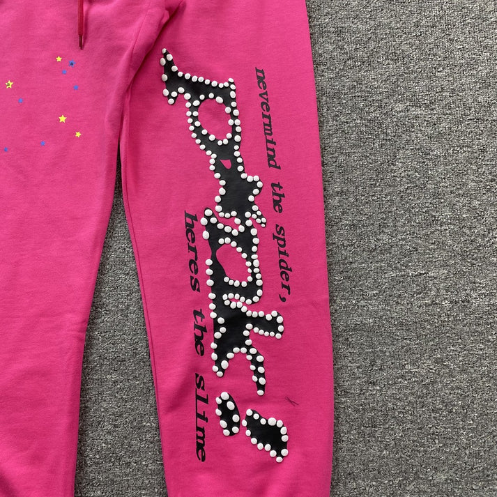 SP5DER PINK PINK PANTS