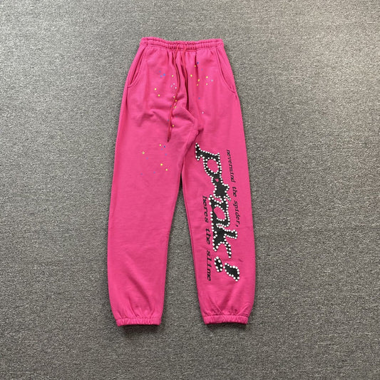 SP5DER PINK PINK PANTS