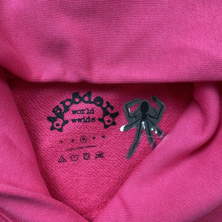 SP5DER PINK V2 PINK HOODIE