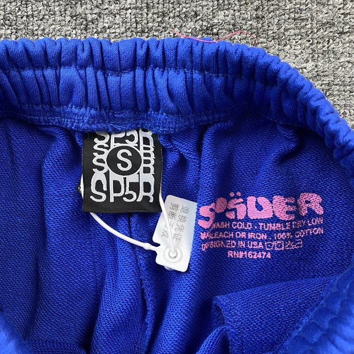 SP5DER PINK BLUE PANTS