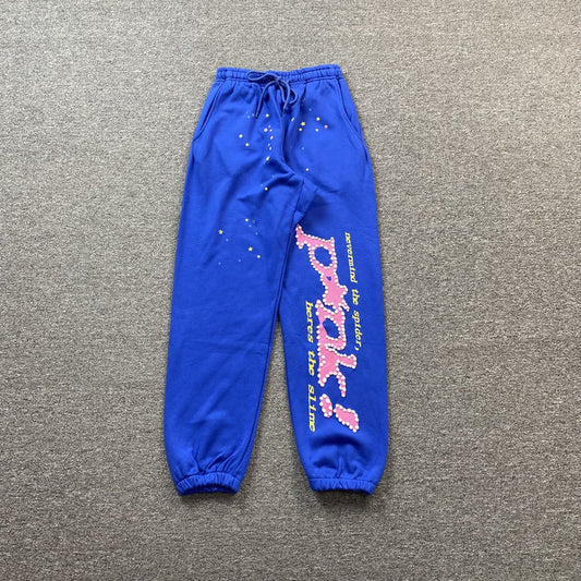 SP5DER PINK BLUE PANTS