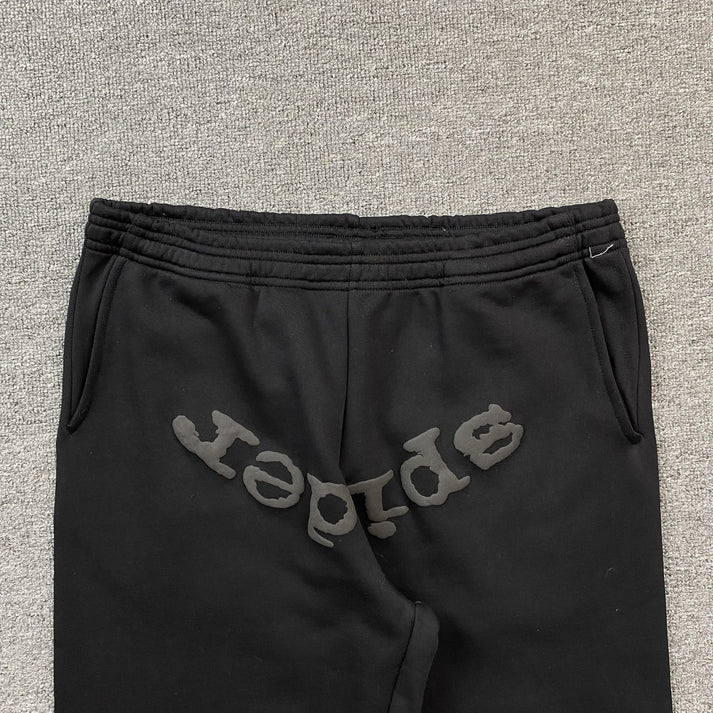 SP5DER WEB BLACK PANTS