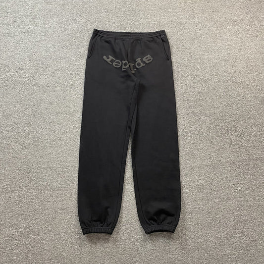 SP5DER WEB BLACK PANTS