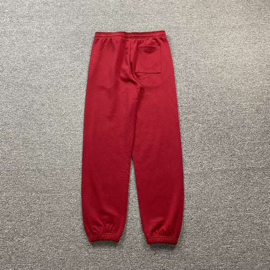 SP5DER WEB RED PANTS