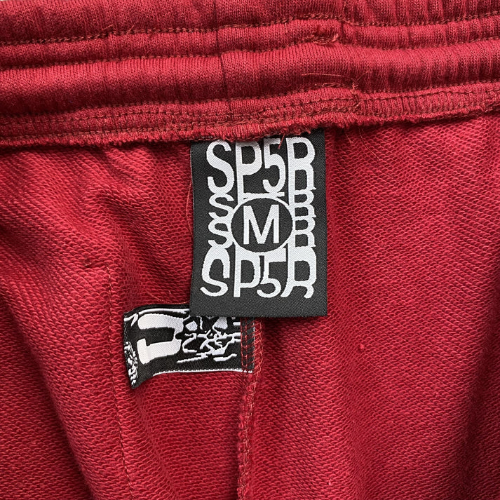 SP5DER WEB RED PANTS