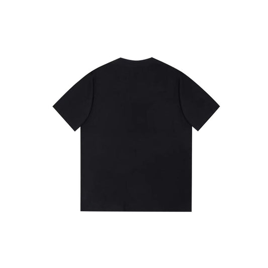 STUSSY ARCH LOGO BLACK T-SHIRT