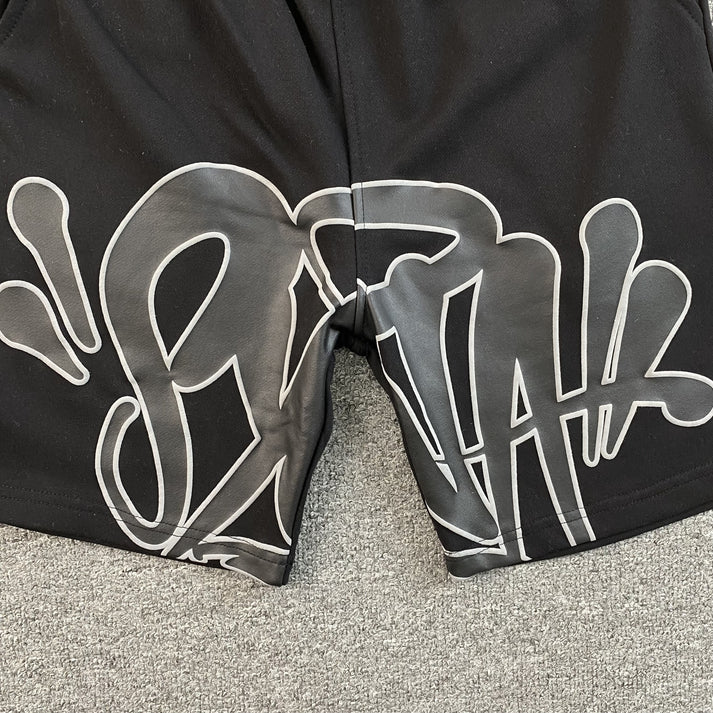 SYNA WORLD SYNA LOGO BLACK SHORTS