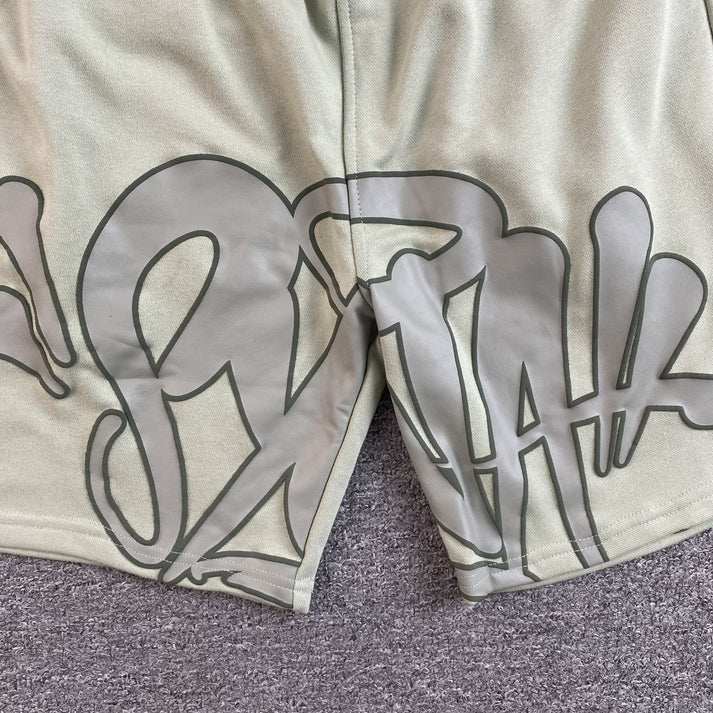 SYNA WORLD SYNA LOGO GREEN SHORTS