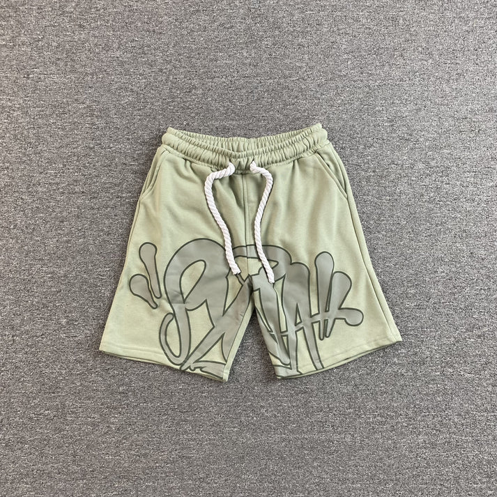 SYNA WORLD SYNA LOGO GREEN SHORTS