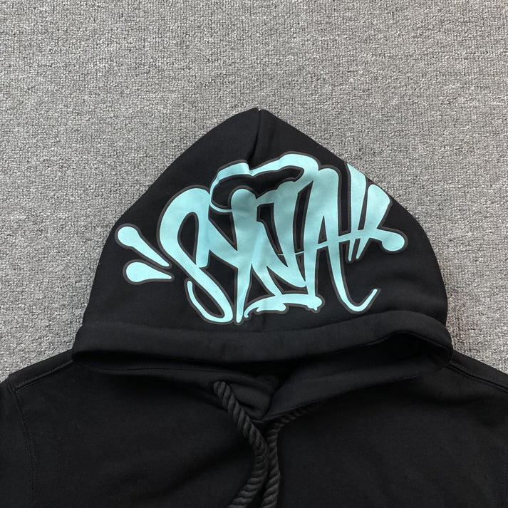SYNA WORLD SYNA LOGO BLACK AND BLUE TRACKSUIT